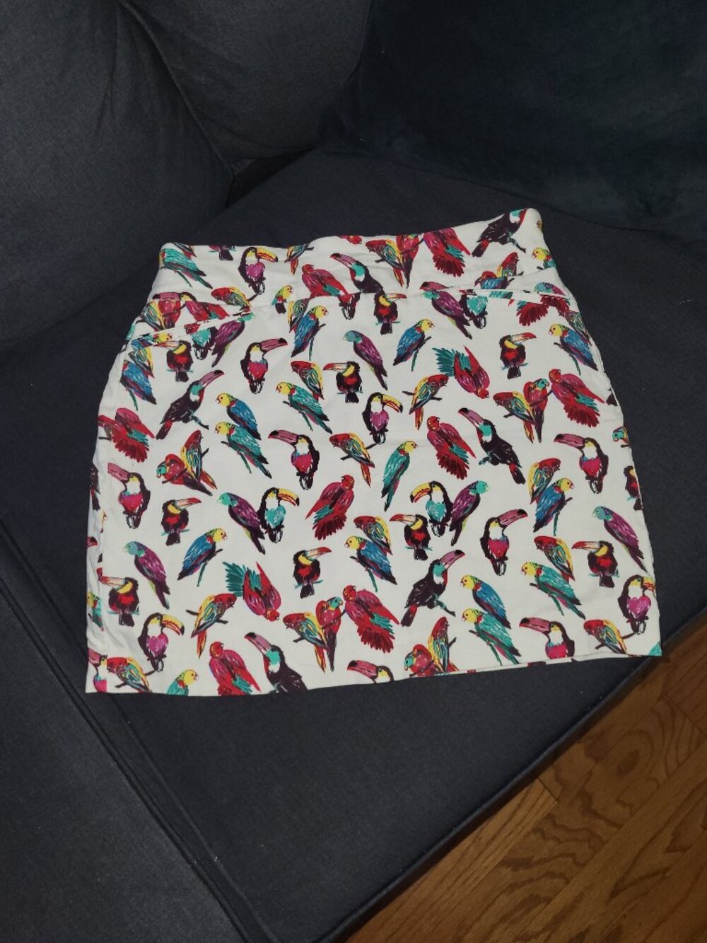 Attyre Ladies sz 12 Tennis Golf Pickleball skort stretch Pull On Birds